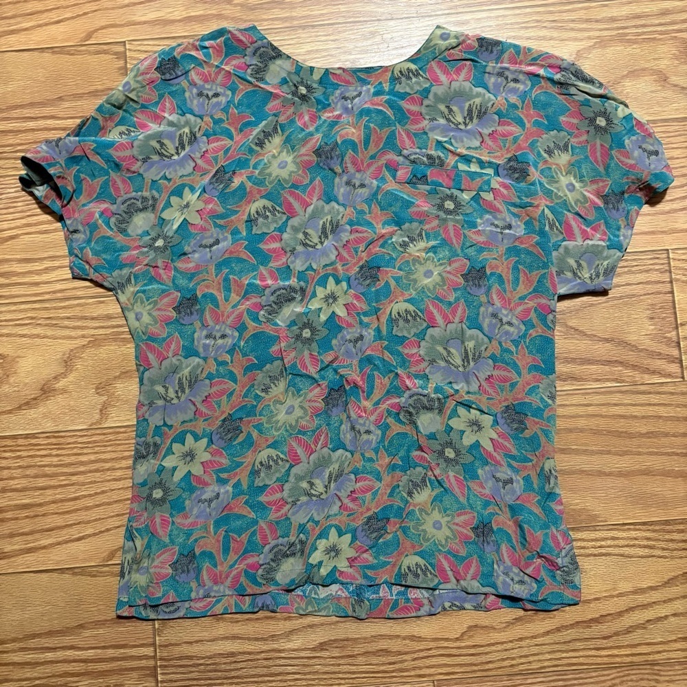Diane Gilman Silk Top Medium